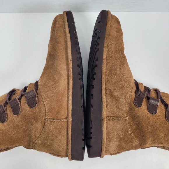 UGG Elvi Women's Brown Ankle Lace Up Boots S/N 1017534 US Size 8 - Picture 5 of 10